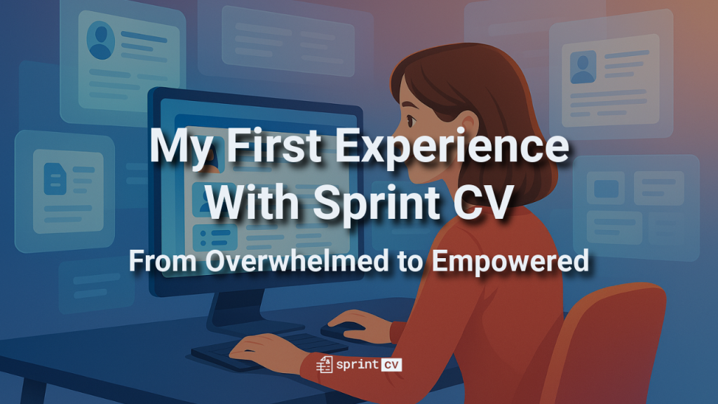 My First Experience With Sprint CV: From Overwhelmed to Empowered